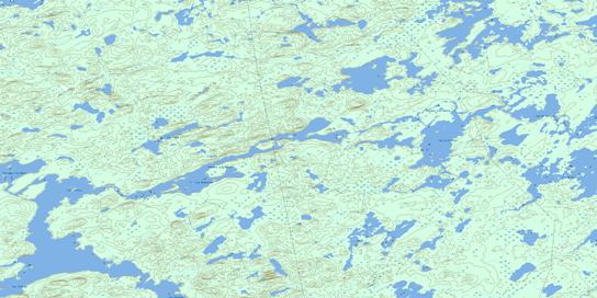 Lac Weakwaten Topo Map 032O04 at 1:50,000 scale - National Topographic System of Canada (NTS) - Toporama map