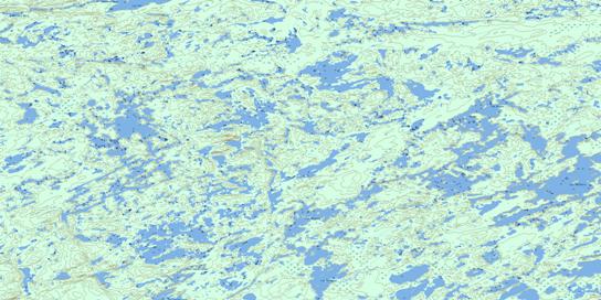 Lac Abigail Topographic map 032O13 at 1:50,000 Scale