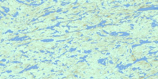 Lac Nasacauso Topographic map 032O15 at 1:50,000 Scale