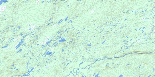 Riviere Temis Topo Map 032P09 at 1:50,000 scale - National Topographic System of Canada (NTS) - Toporama map
