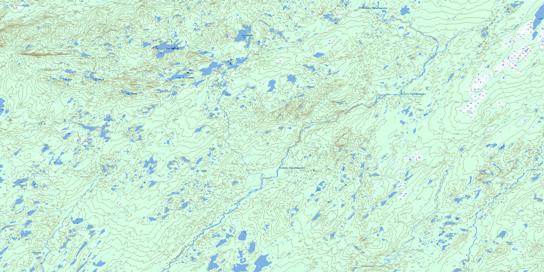 Lac Holton Topographic map 032P10 at 1:50,000 Scale