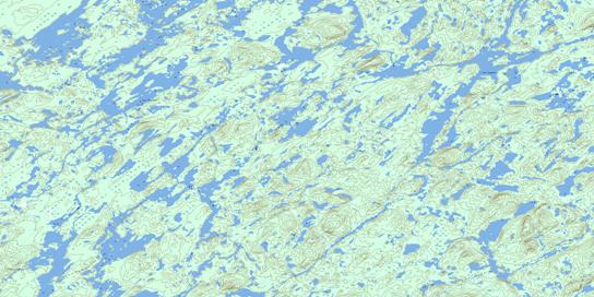 Lac Comeau Topo Map 032P12 at 1:50,000 scale - National Topographic System of Canada (NTS) - Toporama map