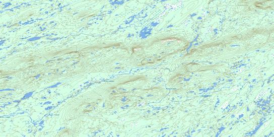 Lac Barou Topographic map 033A01 at 1:50,000 Scale