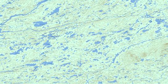 Lac Lavallette Topo Map 033A02 at 1:50,000 scale - National Topographic System of Canada (NTS) - Toporama map