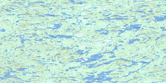Lac Louvois Topo Map 033A04 at 1:50,000 scale - National Topographic System of Canada (NTS) - Toporama map