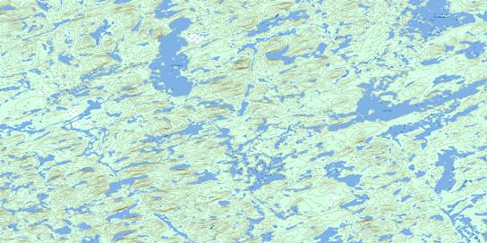 Lac Quentin Topo Map 033A11 at 1:50,000 scale - National Topographic System of Canada (NTS) - Toporama map