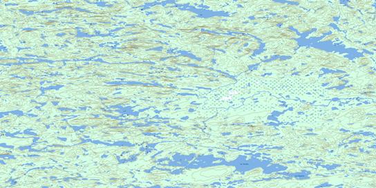 Lac Bardin Topo Map 033B08 at 1:50,000 scale - National Topographic System of Canada (NTS) - Toporama map