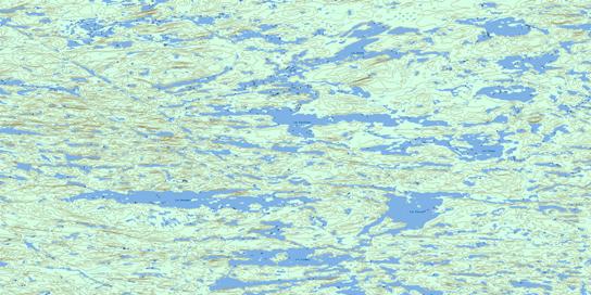 Lac Desdames Topo Map 033B10 at 1:50,000 scale - National Topographic System of Canada (NTS) - Toporama map