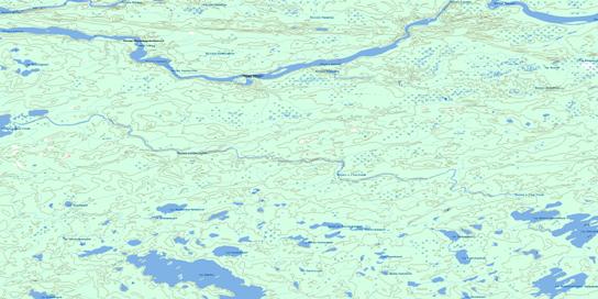 Chute Talking Topographic map 033C04 at 1:50,000 Scale