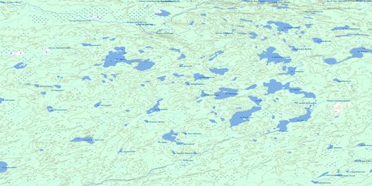 Lac Conn Topo Map 033C12 at 1:50,000 scale - National Topographic System of Canada (NTS) - Toporama map