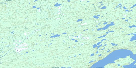  Topo Map 033C13 at 1:50,000 scale - National Topographic System of Canada (NTS) - Toporama map