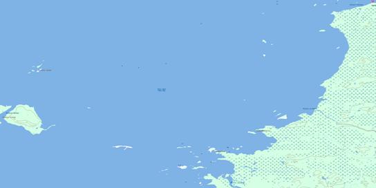 Eastmain Topo Map 033D02 at 1:50,000 scale - National Topographic System of Canada (NTS) - Toporama map