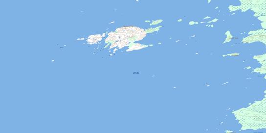 Cape Hope Islands Topo Map 033D07 at 1:50,000 scale - National Topographic System of Canada (NTS) - Toporama map
