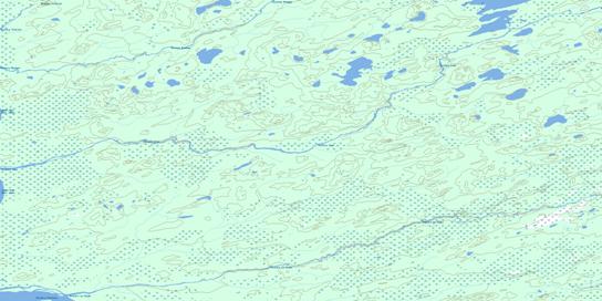 Riviere Conn Topo Map 033D08 at 1:50,000 scale - National Topographic System of Canada (NTS) - Toporama map