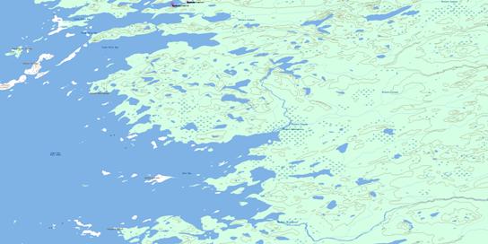 Moar Bay Topographic map 033D15 at 1:50,000 Scale
