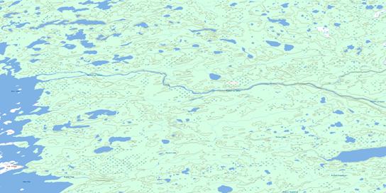 Riviere Comb Topo Map 033E07 at 1:50,000 scale - National Topographic System of Canada (NTS) - Toporama map