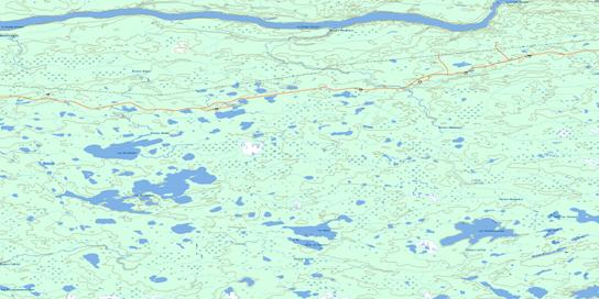 Riviere Achazi Topographic map 033E09 at 1:50,000 Scale