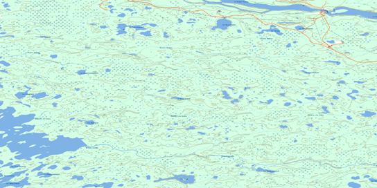 Riviere A La Truite Topo Map 033E10 at 1:50,000 scale - National Topographic System of Canada (NTS) - Toporama map