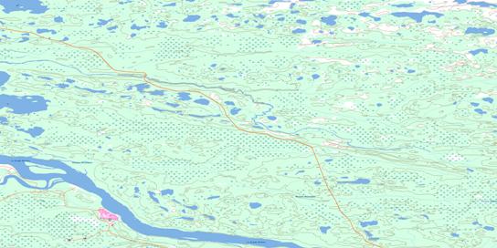 Ile Goat Topo Map 033E15 at 1:50,000 scale - National Topographic System of Canada (NTS) - Toporama map