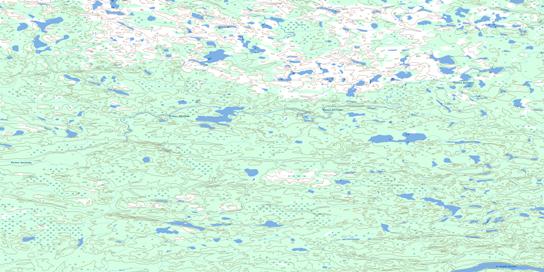  Topo Map 033E16 at 1:50,000 scale - National Topographic System of Canada (NTS) - Toporama map