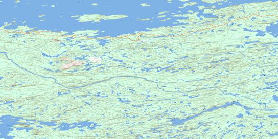 Topo Map 033G05 at 1:50,000 scale - National Topographic System of Canada (NTS) - Toporama map