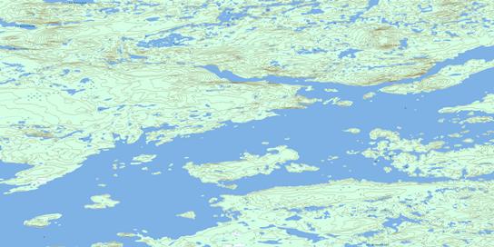 Colline Captel Topo Map 033G15 at 1:50,000 scale - National Topographic System of Canada (NTS) - Toporama map
