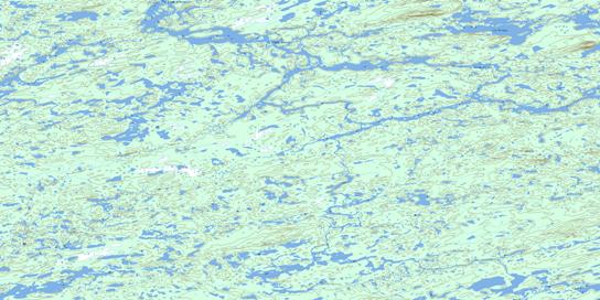 Lac Orsigny Topo Map 033H10 at 1:50,000 scale - National Topographic System of Canada (NTS) - Toporama map