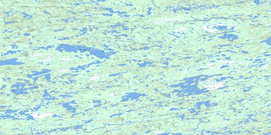Lac Carmoy Topo Map 033H11 at 1:50,000 scale - National Topographic System of Canada (NTS) - Toporama map