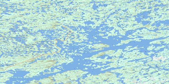  Topo Map 033I08 at 1:50,000 scale - National Topographic System of Canada (NTS) - Toporama map