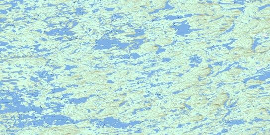Lac Coates Topo Map 033I09 at 1:50,000 scale - National Topographic System of Canada (NTS) - Toporama map