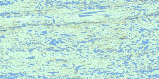 Lac Chuly Topo Map 033I11 at 1:50,000 scale - National Topographic System of Canada (NTS) - Toporama map