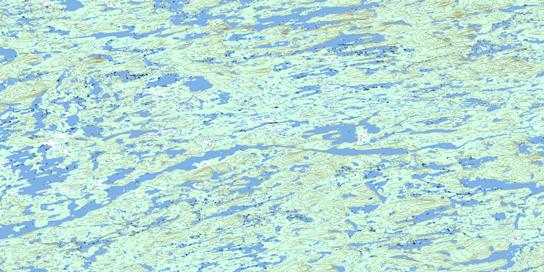 Lac Bellamant Topographic map 033I16 at 1:50,000 Scale