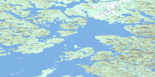 Ruisseau Barneuf Topographic map 033K01 at 1:50,000 Scale