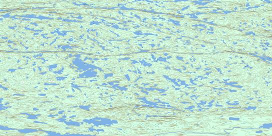  Topo Map 033K11 at 1:50,000 scale - National Topographic System of Canada (NTS) - Toporama map