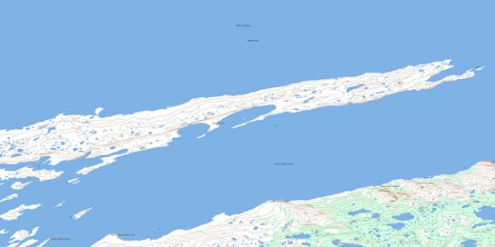 Pointe Majuriarvik Topo Map 033L14 at 1:50,000 scale - National Topographic System of Canada (NTS) - Toporama map