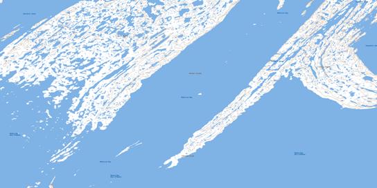 Freakly Point Topo Map 033M13 at 1:50,000 scale - National Topographic System of Canada (NTS) - Toporama map
