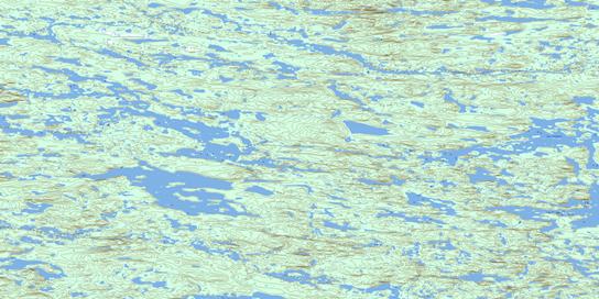 Lac Loiseau Topographic map 033O01 at 1:50,000 Scale