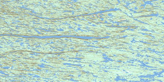 Lac Doison Topo Map 033O05 at 1:50,000 scale - National Topographic System of Canada (NTS) - Toporama map
