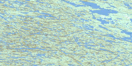 Lac Isabelle Topo Map 033O12 at 1:50,000 scale - National Topographic System of Canada (NTS) - Toporama map