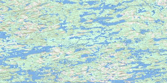 Lac Demitte Topo Map 034A02 at 1:50,000 scale - National Topographic System of Canada (NTS) - Toporama map