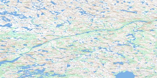 Lac Fisci Topo Map 034A15 at 1:50,000 scale - National Topographic System of Canada (NTS) - Toporama map