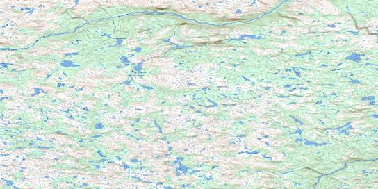Ruisseau Boulogne Topo Map 034A16 at 1:50,000 scale - National Topographic System of Canada (NTS) - Toporama map