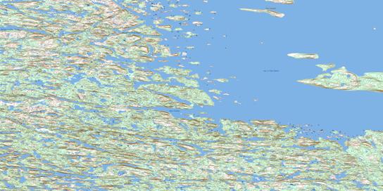  Topo Map 034B02 at 1:50,000 scale - National Topographic System of Canada (NTS) - Toporama map