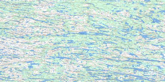  Topographic map 034B06 at 1:50,000 Scale