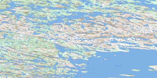  Topographic map 034B07 at 1:50,000 Scale