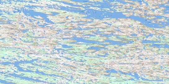  Topo Map 034B09 at 1:50,000 scale - National Topographic System of Canada (NTS) - Toporama map