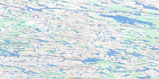  Topo Map 034B11 at 1:50,000 scale - National Topographic System of Canada (NTS) - Toporama map