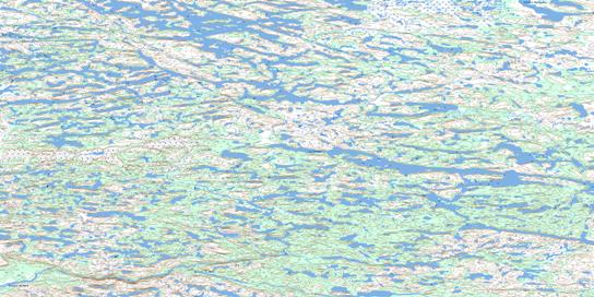  Topo Map 034B12 at 1:50,000 scale - National Topographic System of Canada (NTS) - Toporama map