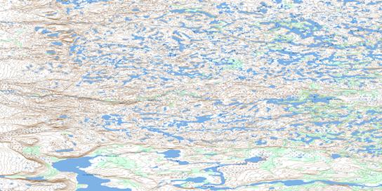 Colline Umiujaq Topo Map 034C09 at 1:50,000 scale - National Topographic System of Canada (NTS) - Toporama map