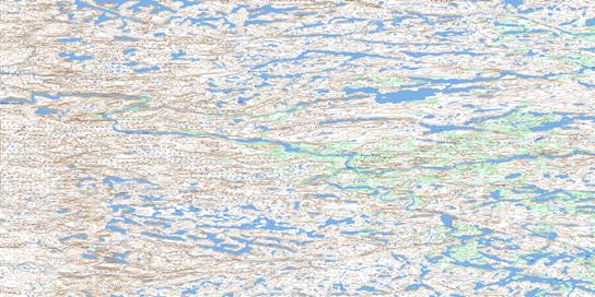 Riviere Itilliq Topo Map 034C16 at 1:50,000 scale - National Topographic System of Canada (NTS) - Toporama map